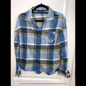 Prana | Flannel | Blue & Yellow